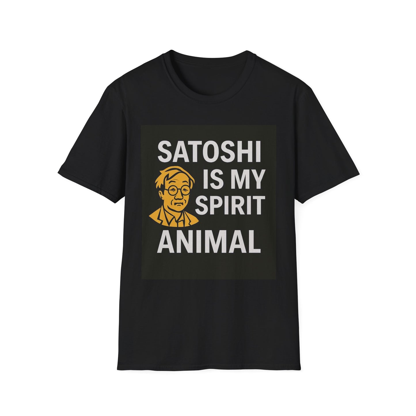 Satoshi is My Spirit Animal | Unisex Softstyle T-Shirt