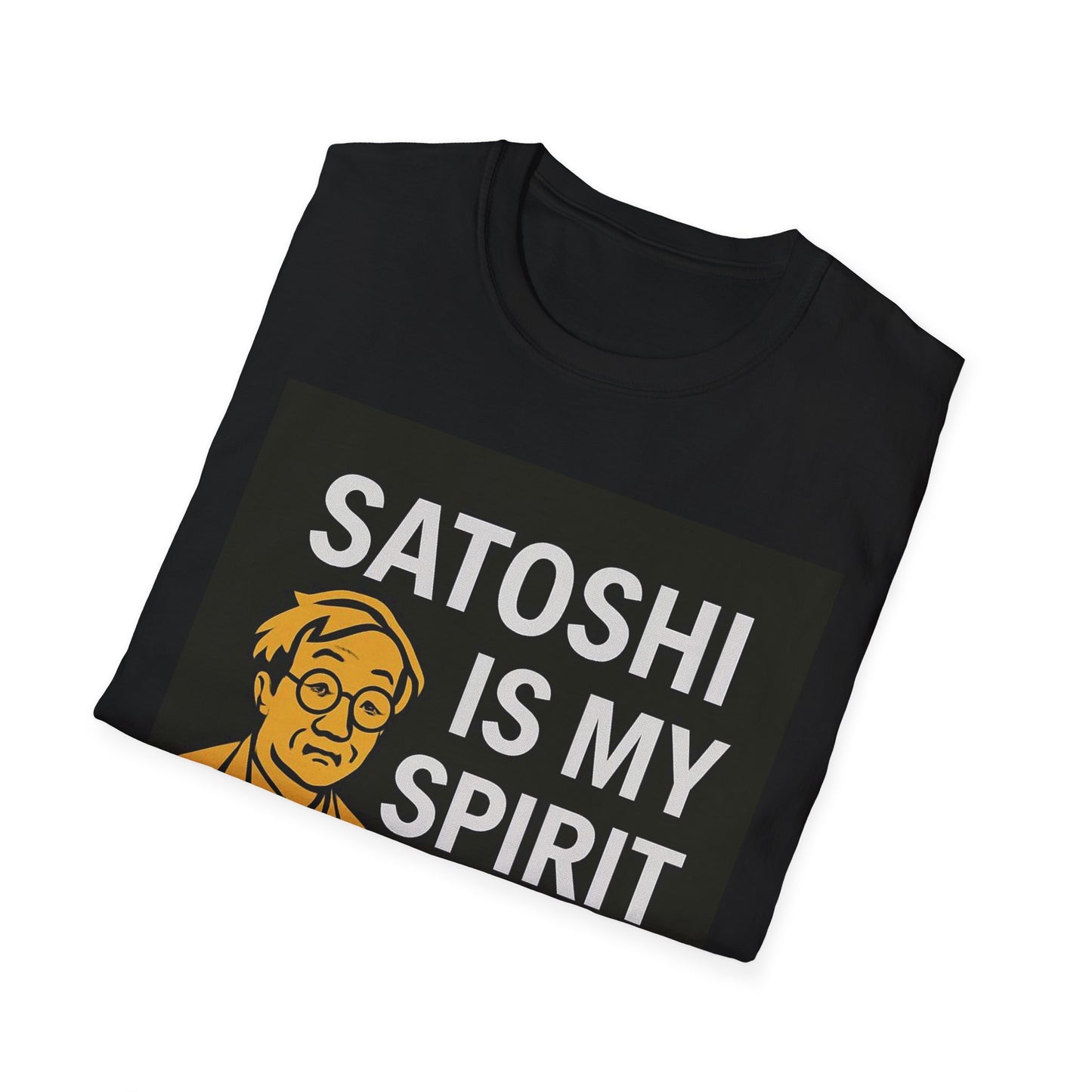 Satoshi is My Spirit Animal | Unisex Softstyle T-Shirt