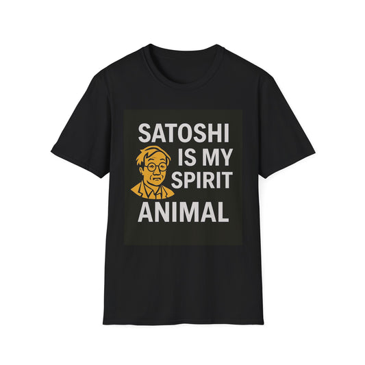 Satoshi is My Spirit Animal | Unisex Softstyle T-Shirt